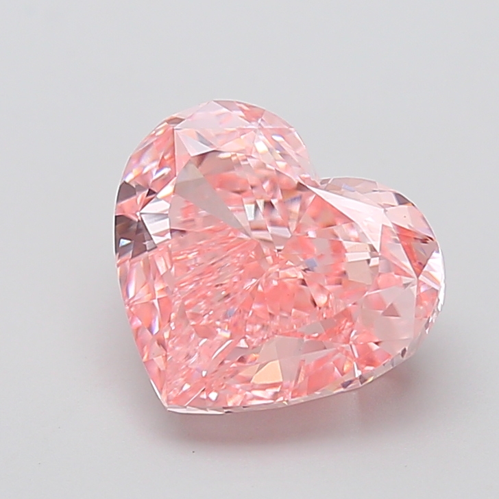 4.50 ct Heart Fancy Vivid Pink Lab-Grown Diamond