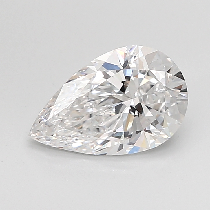 1.71 carat Pear lab grown diamond, D VS2, IGI certified