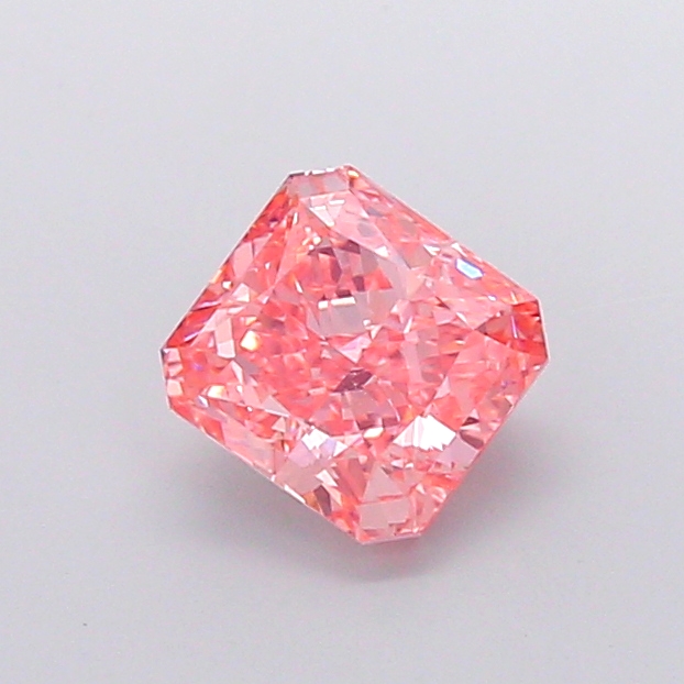 2.04 ct Pink (Vivid) VS1 Square Radiant lab-grown diamond