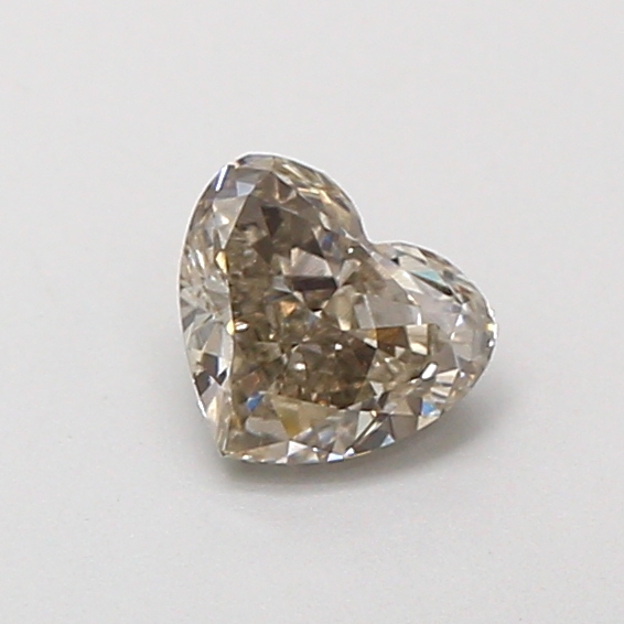 0.38 ct Heart Fancy Vivid Black Lab-Grown Diamond