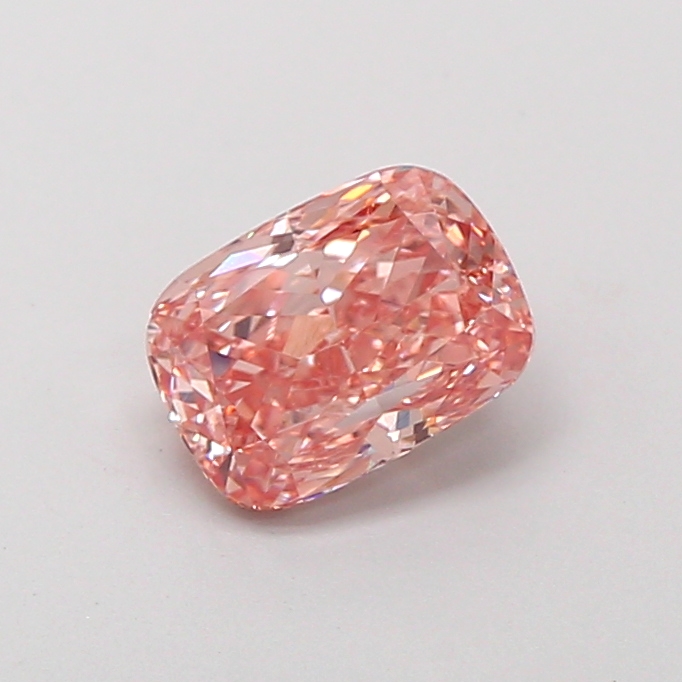 1.04 ct Pink (Vivid) VS1 Cushion lab-grown diamond