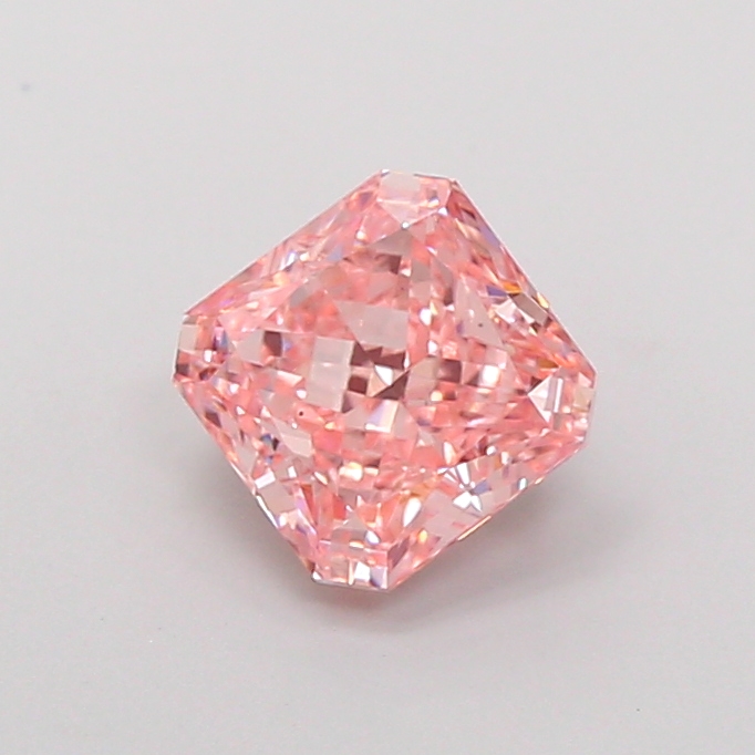 2.01 ct Pink (Vivid) VS2 Square Radiant lab-grown diamond