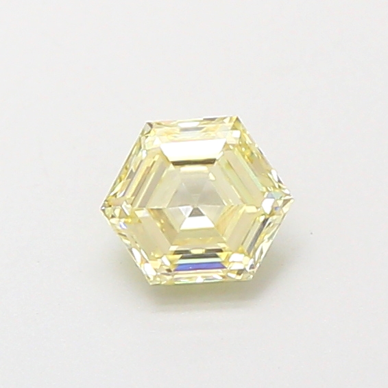 0.31 ct Octagonal Fancy Vivid Yellow Lab-Grown Diamond