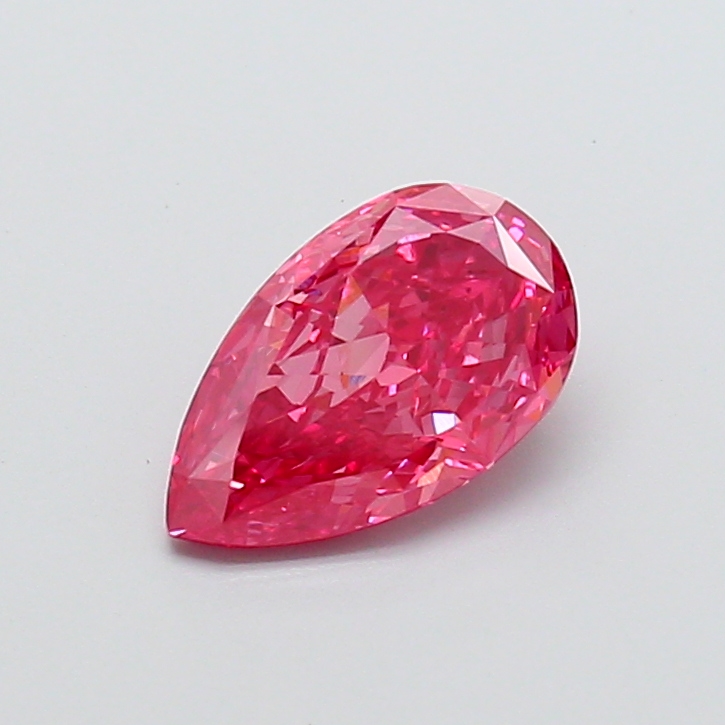 2.06 ct Pear Fancy Vivid Pink Lab-Grown Diamond