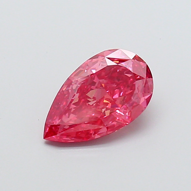 2.04 ct Pear Fancy Vivid Red Lab-Grown Diamond