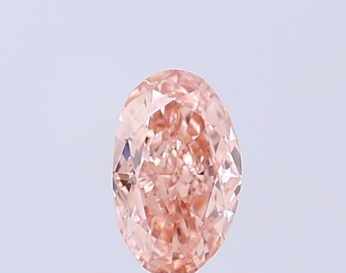0.49 ct Oval Fancy Intense Pink Lab-Grown Diamond