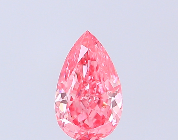 0.41 ct Pear Fancy Intense Pink Lab-Grown Diamond