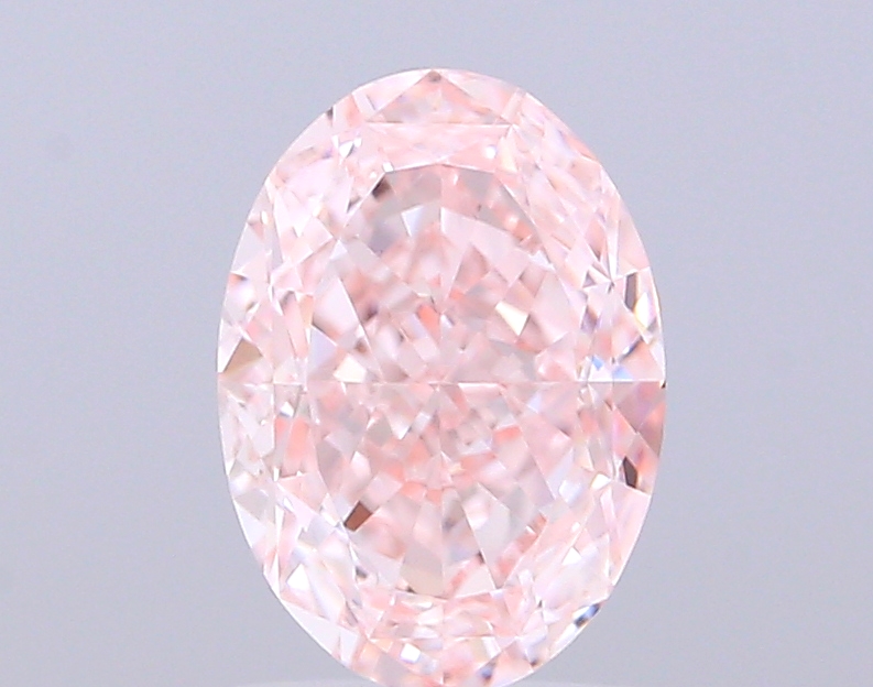 2.11 ct Oval Fancy Intense Pink Lab-Grown Diamond