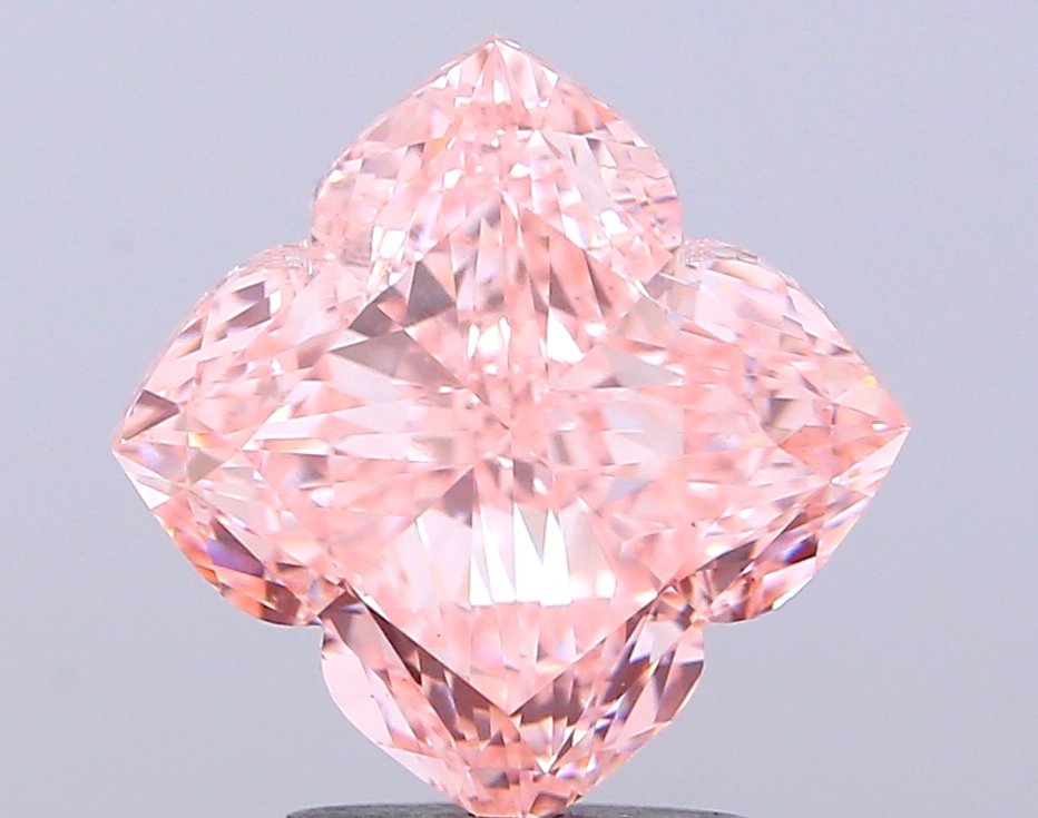 5.00 ct Lily Cut Fancy Vivid Pink Lab-Grown Diamond