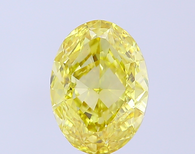 2.00 ct Oval Fancy Intense Yellow Lab-Grown Diamond