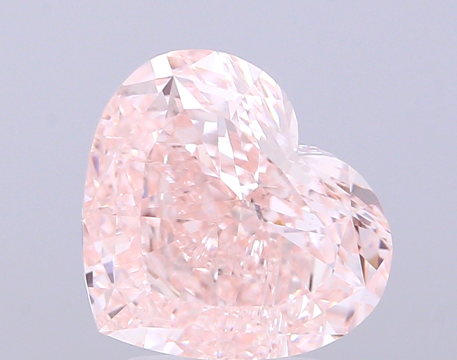 5.02 ct Heart Fancy Intense Pink Lab-Grown Diamond