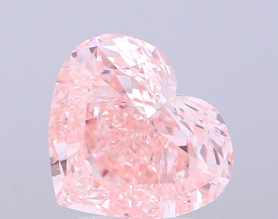 5.00 ct Heart Fancy Vivid Pink Lab-Grown Diamond