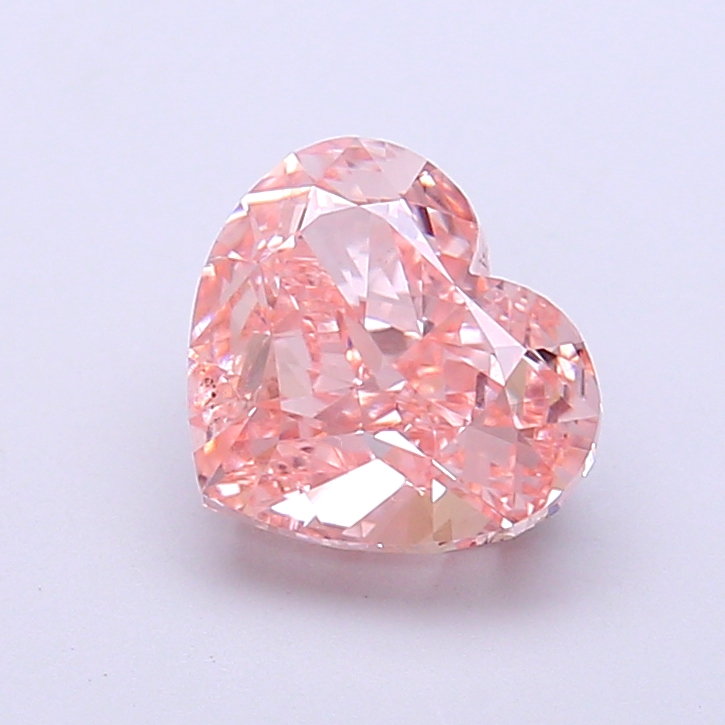 2.03 ct Pink (Intense) VS1 Heart Modified lab-grown diamond