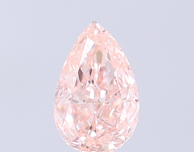 0.41 ct Pear Fancy Intense Pink Lab-Grown Diamond