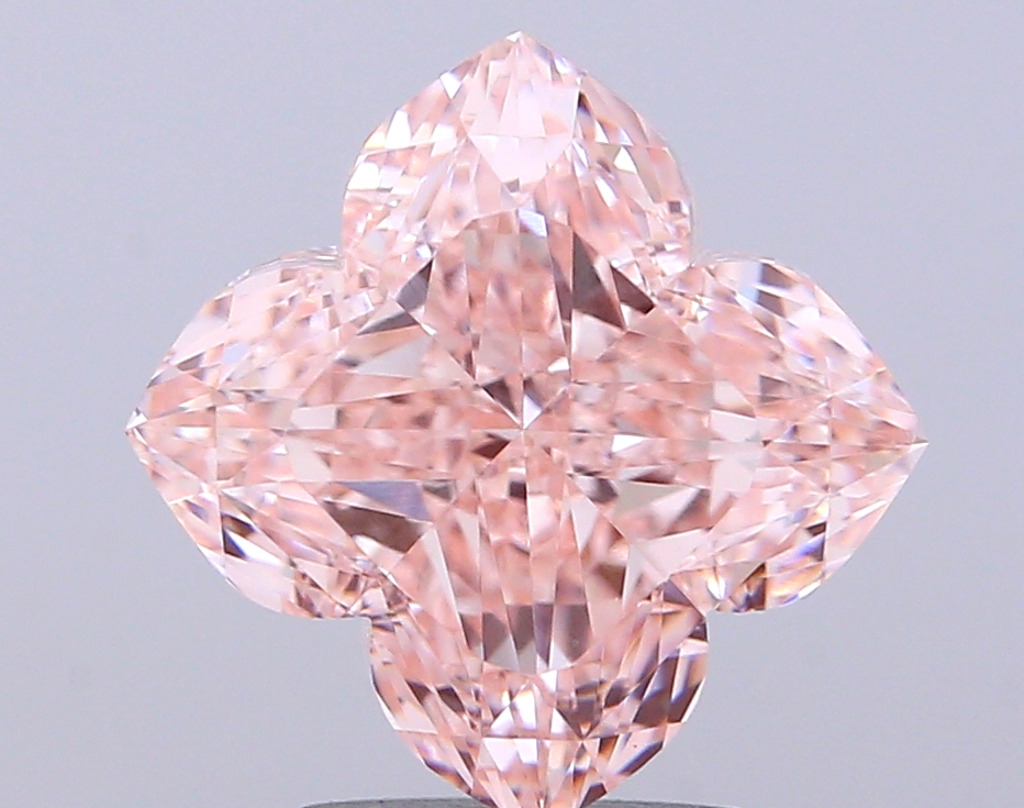 5.00 ct Lily Cut Fancy Vivid Pink Lab-Grown Diamond