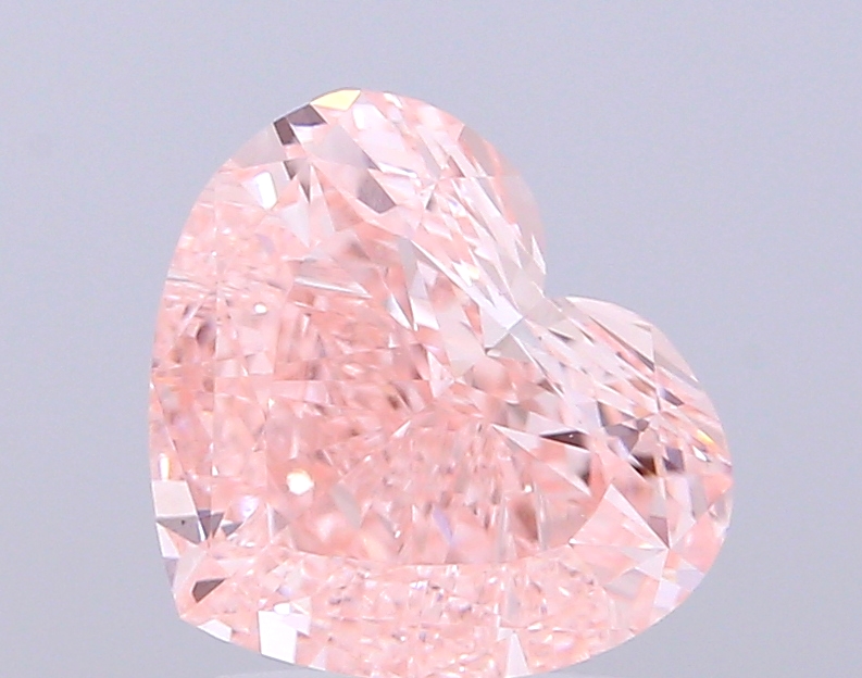 3.01 ct Heart Fancy Vivid Pink Lab-Grown Diamond