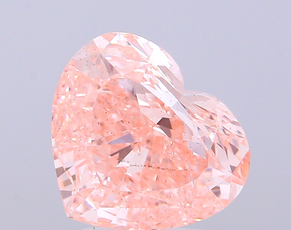 5.00 ct Heart Fancy Vivid Pink Lab-Grown Diamond