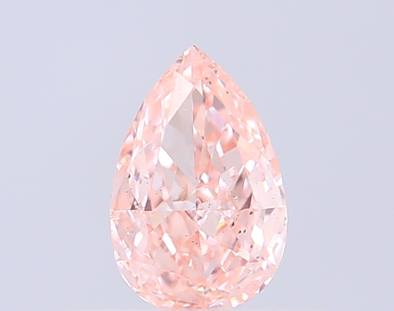 0.38 ct Pear Fancy Intense Pink Lab-Grown Diamond