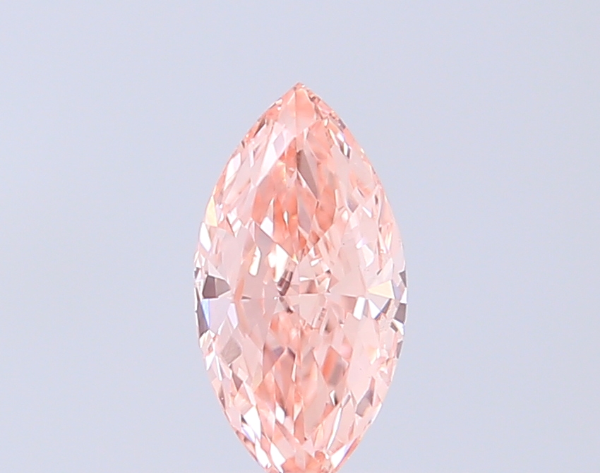 0.39 ct Marquise Fancy Intense Pink Lab-Grown Diamond
