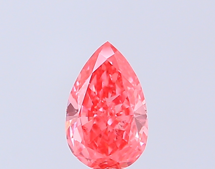 0.42 ct Pear Fancy Vivid Purple Lab-Grown Diamond