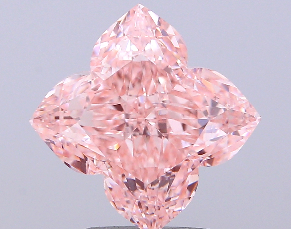 5.01 ct Lily Cut Fancy Intense Pink Lab-Grown Diamond