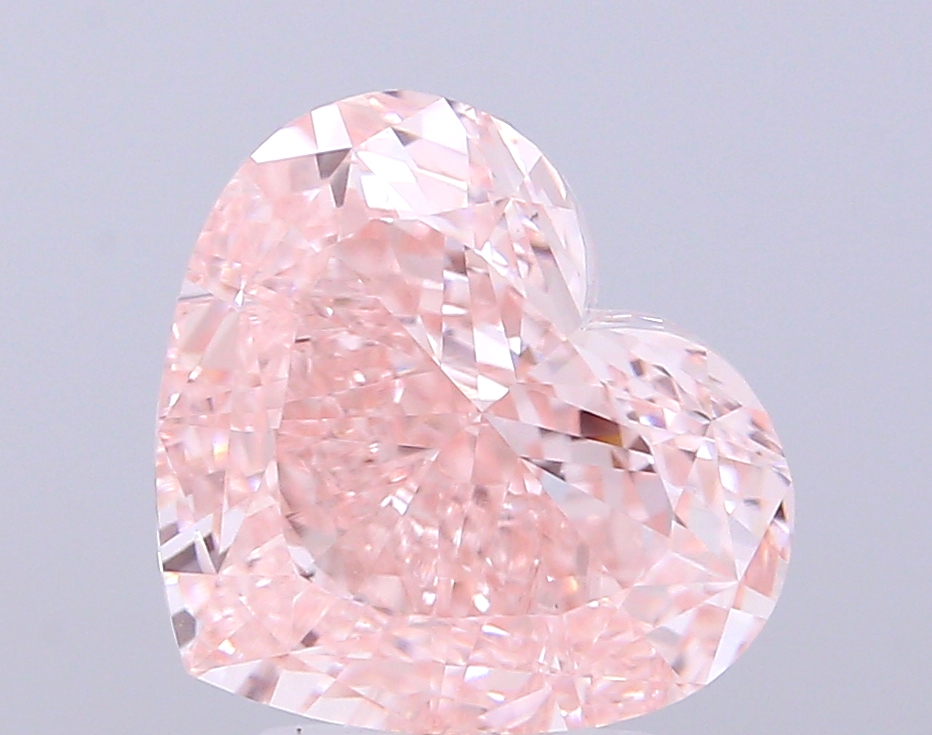 5.01 ct Heart Fancy Intense Pink Lab-Grown Diamond