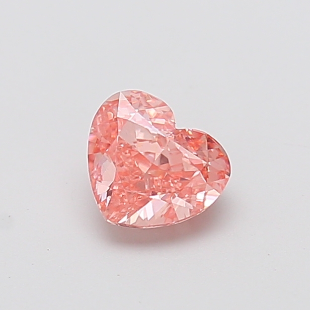 1.02 ct Pink (Intense) VVS2 Heart Modified lab-grown diamond