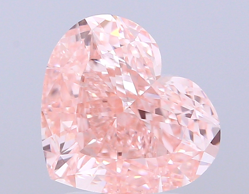 4.00 ct Heart Fancy Vivid Pink Lab-Grown Diamond