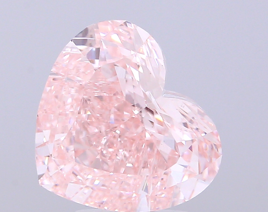 5.01 ct Heart Fancy Intense Pink Lab-Grown Diamond