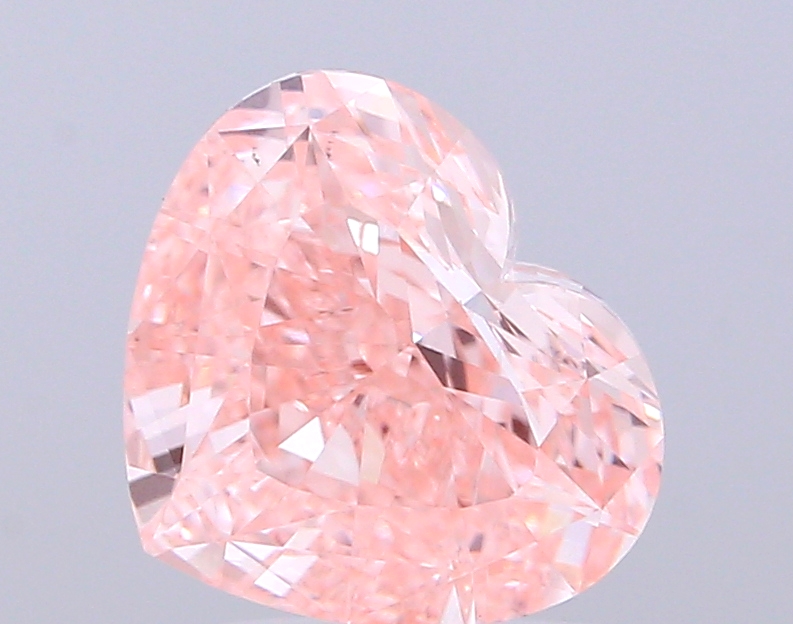 3.00 ct Heart Fancy Vivid Pink Lab-Grown Diamond