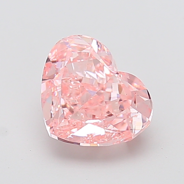 2.53 ct Pink (Intense) VS1 Heart Modified lab-grown diamond