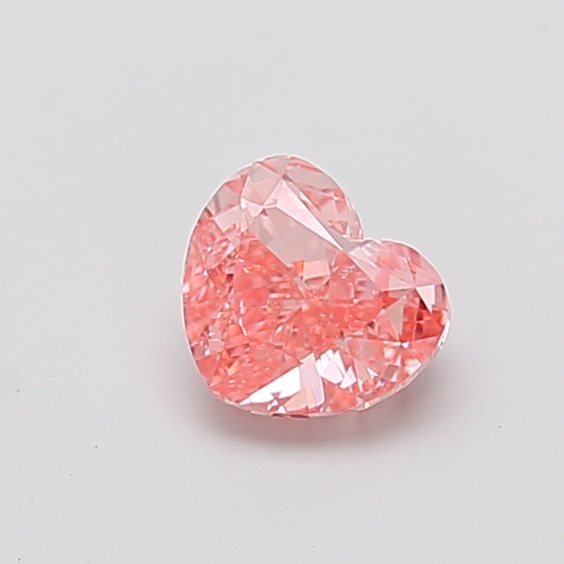 1.11 ct Pink (Vivid) VS1 Heart Modified lab-grown diamond