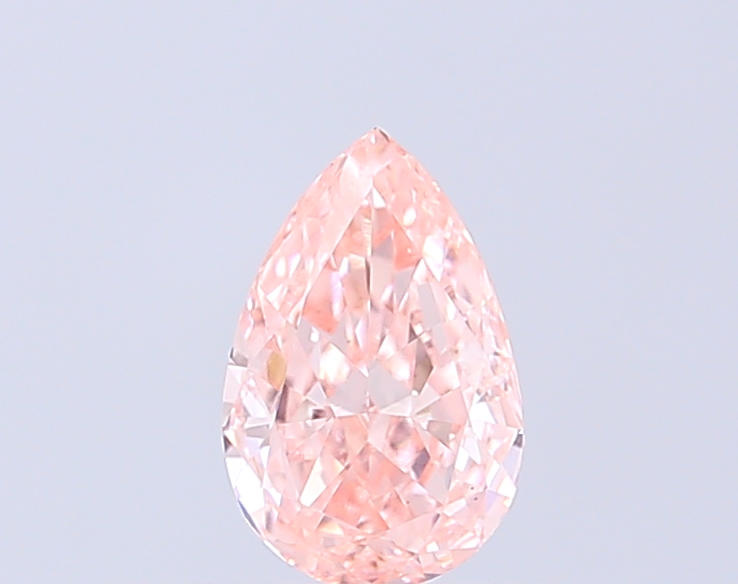0.31 ct Pear Fancy Intense Pink Lab-Grown Diamond