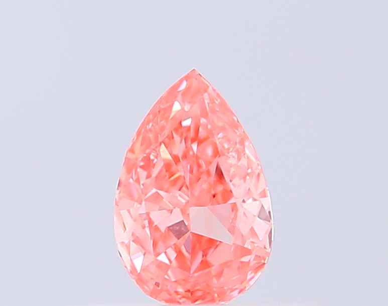 0.35 ct Pear Fancy Intense Purple Lab-Grown Diamond