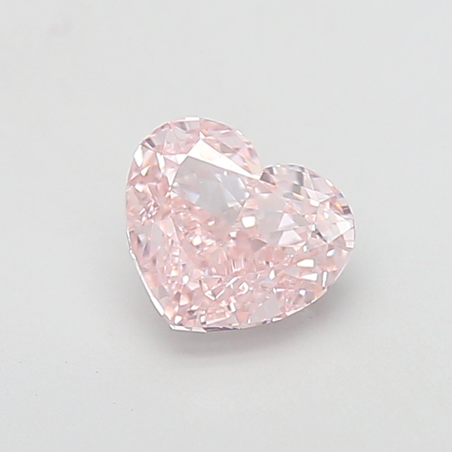 1.33 ct Pink (Light) VVS2 Heart Modified lab-grown diamond