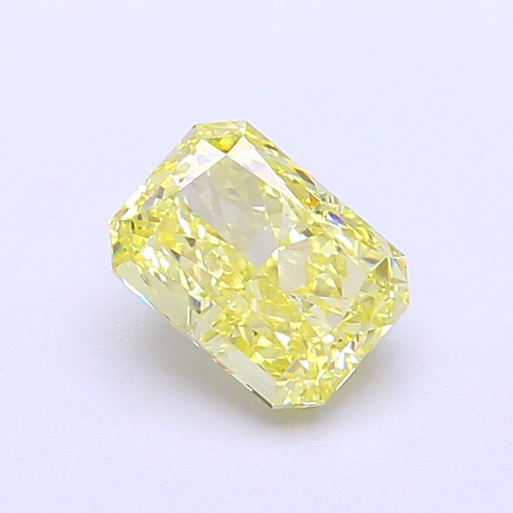 1.18 ct Radiant Fancy Intense Yellow Lab-Grown Diamond
