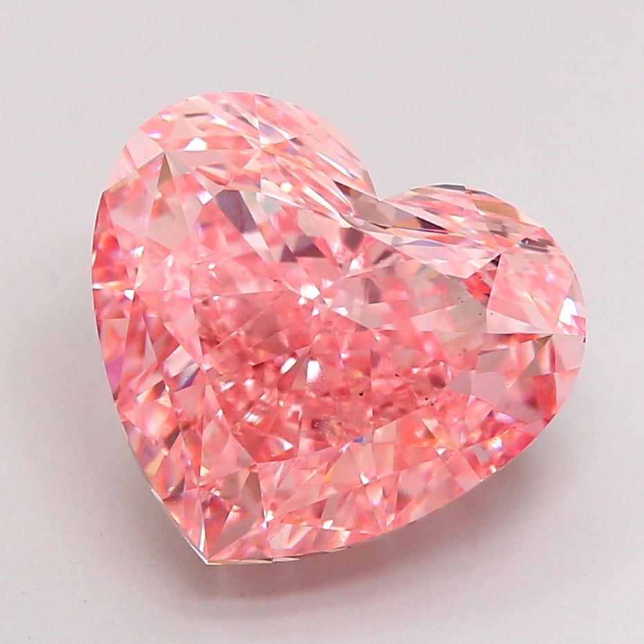 10.02 ct Heart Fancy Vivid Pink Lab-Grown Diamond