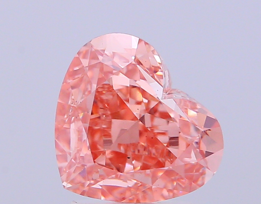 3.50 ct Brown (Fancy) VS2 Heart Modified lab-grown diamond