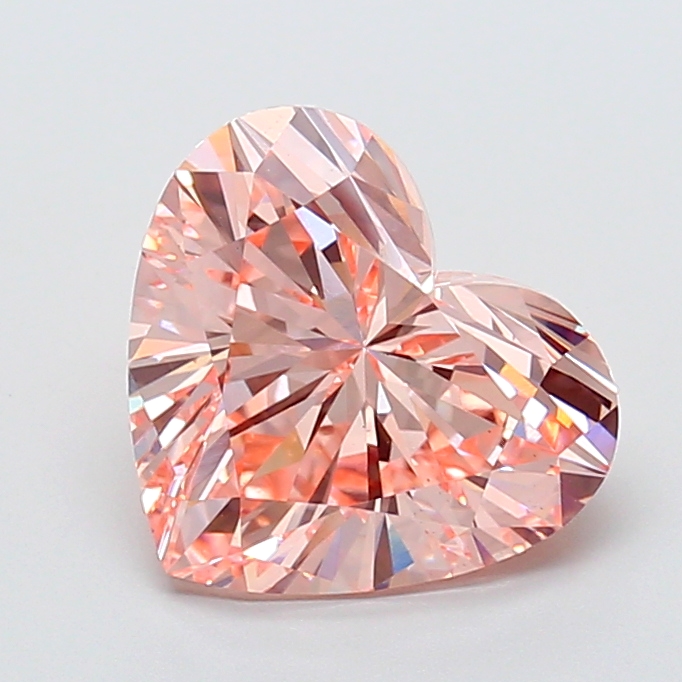 5.03 ct Heart Fancy Intense Pink Lab-Grown Diamond