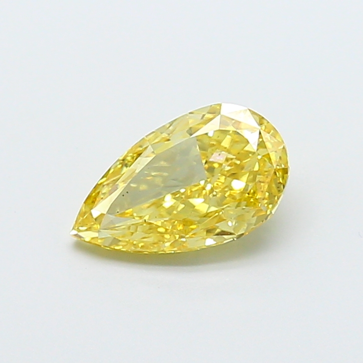 2.00 ct Pear Fancy Intense Yellow Lab-Grown Diamond