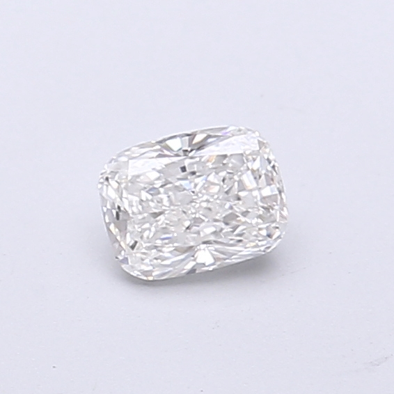Actual 0.31 carat E Cushion lab-grown diamond
