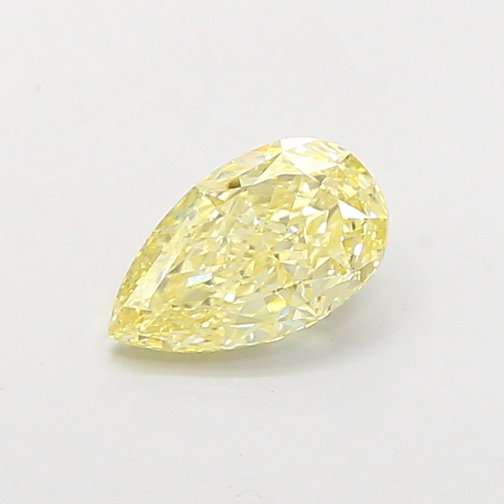1.00 ct Pear Fancy Light Yellow Lab-Grown Diamond