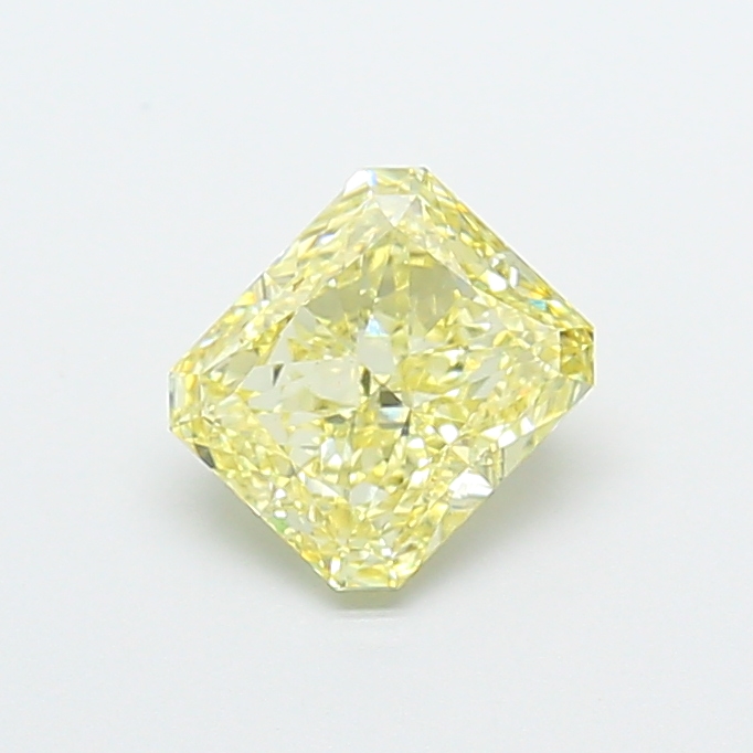1.53 ct Radiant Fancy Light Yellow Lab-Grown Diamond