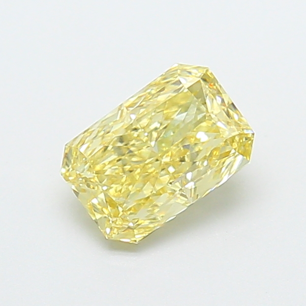 1.03 ct Radiant Fancy Intense Yellow Lab-Grown Diamond