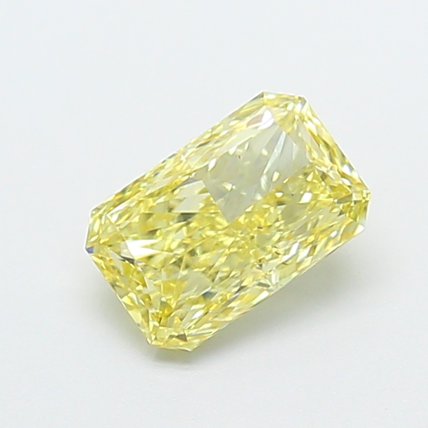 1.03 ct Radiant Fancy Intense Yellow Lab-Grown Diamond