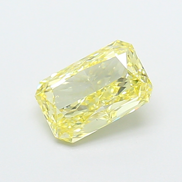 1.00 ct Radiant Fancy Vivid Yellow Lab-Grown Diamond