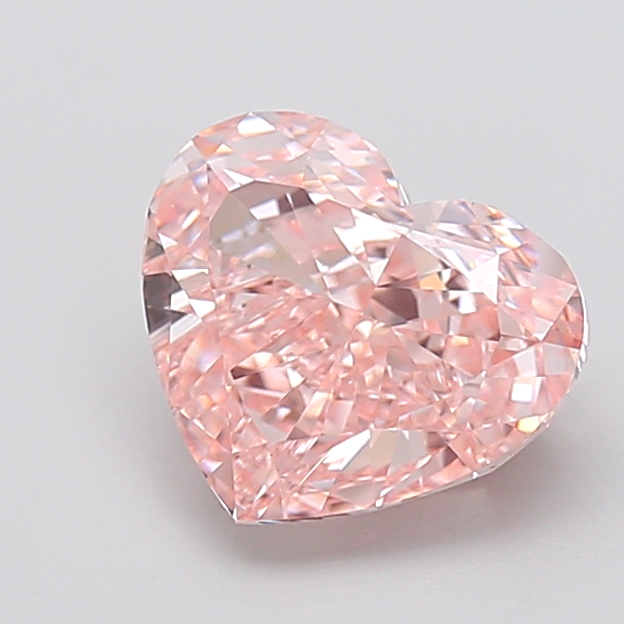 3.01 ct Heart Fancy Intense Pink Lab-Grown Diamond