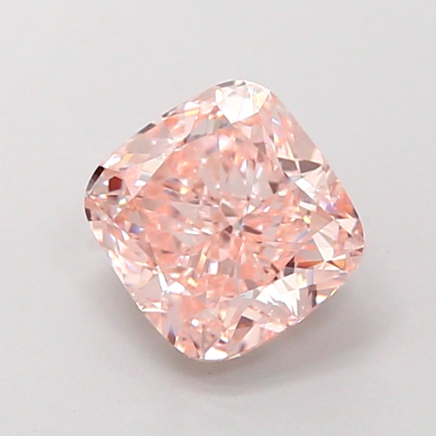 1.52 ct Pink (Intense) VS1 Square Cushion lab-grown diamond