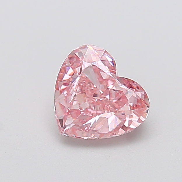 1.37 ct Pink (Vivid) VS1 Heart Modified lab-grown diamond