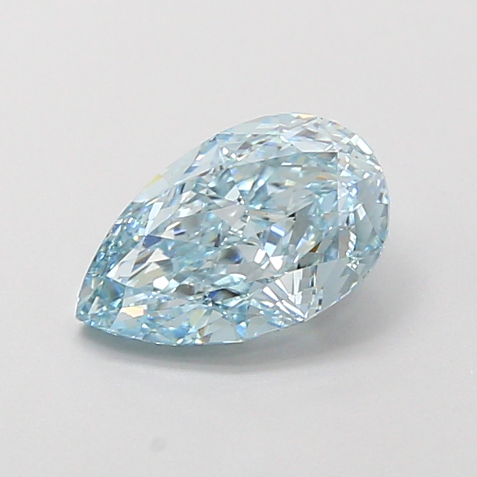 1.54 ct Blue (Intense) VVS2 Pear Modified lab-grown diamond